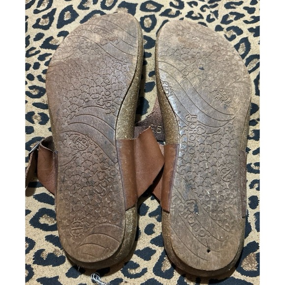 Yokono Ibiza Women's Brown Leather Thong Sandals,‎ Size 9.5 - Picture 7 of 7